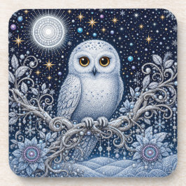 Posavasos Kristallnacht mit magischer Schneeeule