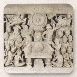 Posavasos La adoración de los símbolos budistas, Amaravati