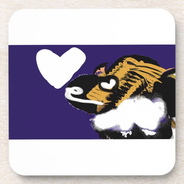 Posavasos La alegría de los amantes de los perros (Frente)