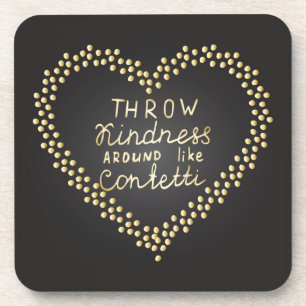 Posavasos La amabilidad del tiro alrededor tiene gusto de