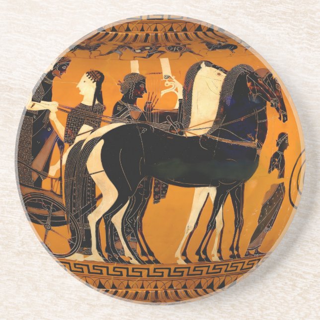 Posavasos La antigua montaña rusa de piedra arenisca de arte (Frente)