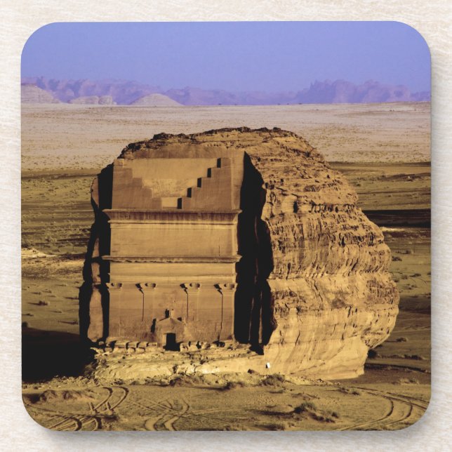 Posavasos La Arabia Saudita, sitio de Madain Saleh, antiguo (Frente)