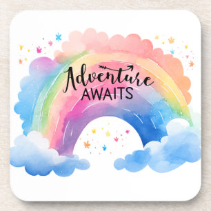 Posavasos La aventura espera el arcoiris