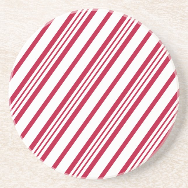 Posavasos La banda de Navidades Candy Cane (Frente)