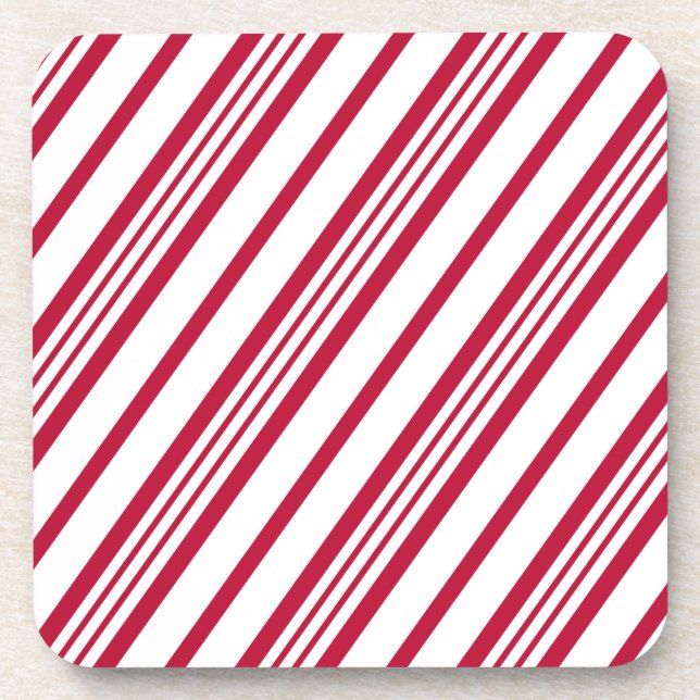 Posavasos La banda de Navidades Candy Cane (Frente)
