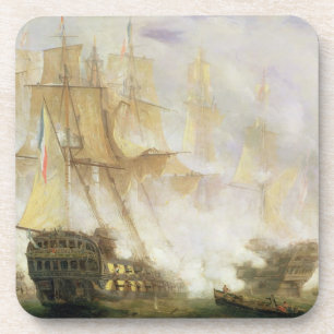 Posavasos La batalla de Trafalgar, c.1841 (aceite en lona)