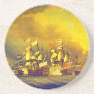 Posavasos La batalla del Saintes de Thomas Mitchell 1782