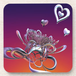 Posavasos La belleza de los corazones la montaña rusa