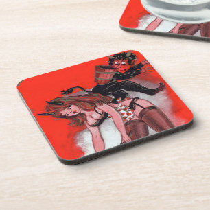 Posavasos La belleza y los Navidades de navidad de la época