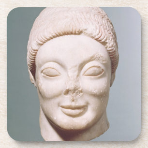 Posavasos "La cabeza de Rayet", ático, de Dipylon, c.530