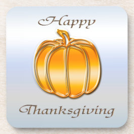 Posavasos La Calabaza Dorada de Acción de Gracias en segundo