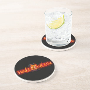 Posavasos La calabaza Feliz Halloween de SlipperyJoe LGBTQIA