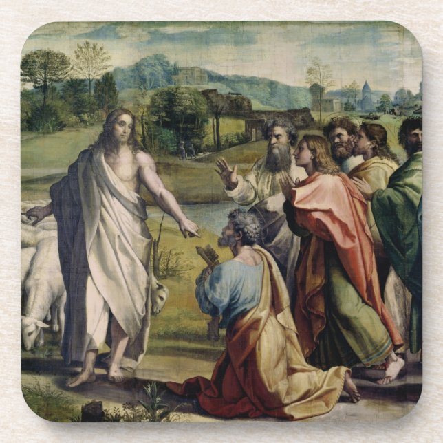 Posavasos La carga de Cristo a San Pedro (dibujo animado (Frente)