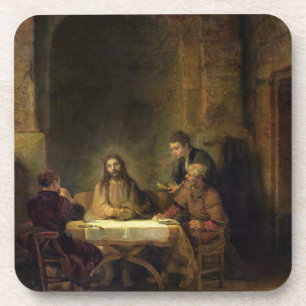 Posavasos La cena en Emmaus, 1648 (aceite en el panel)