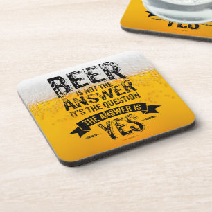 Posavasos La Cerveza No Es La Respuesta A La Montaña De Bebi