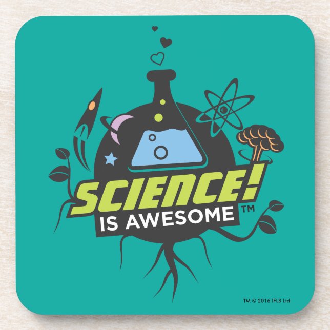 Posavasos La ciencia es impresionante (Frente)