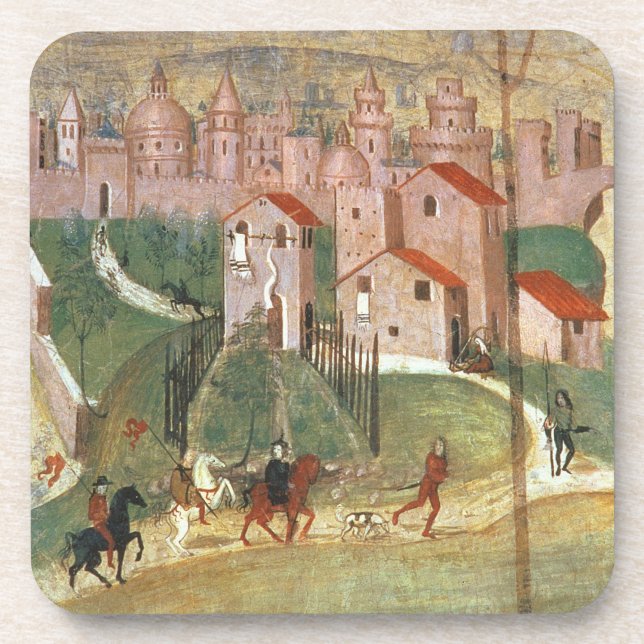 Posavasos La ciudad de Prato (fresco) (Frente)
