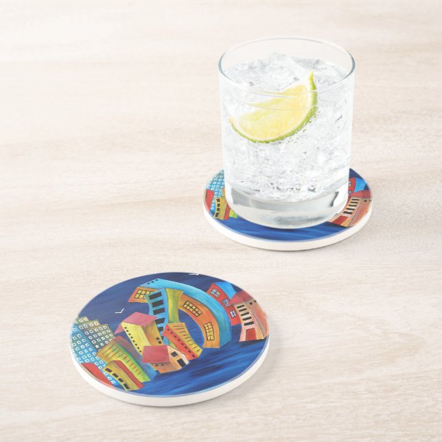 Posavasos La ciudad flotante (Lado)