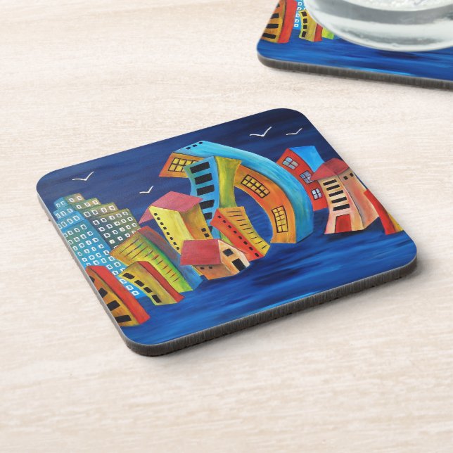 Posavasos La ciudad flotante (Lado Izquierdo)