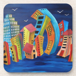 Posavasos La ciudad flotante