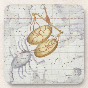 Posavasos La constelación de libra, platea 7 del 'atlas