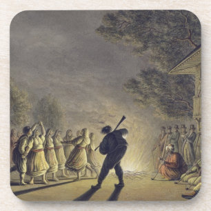Posavasos La danza de los campesinos búlgaros, pub. por