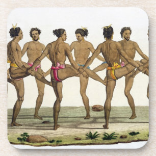 Posavasos La danza de los isleños de Caroline, platea 22 de