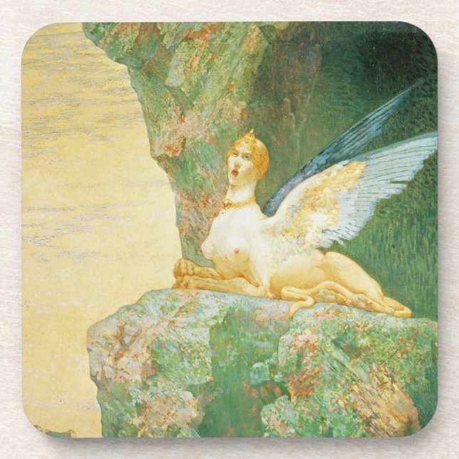 Posavasos La desesperación de la esfinge, 1890 (Frente)