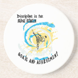Posavasos La disciplina es el puente entre los objetivos del