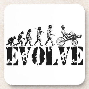 Posavasos La diversión reclinada de la evolución de la