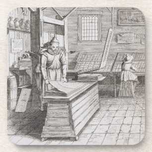 Posavasos La encuadernación de Laurens Janszoon Koster, b