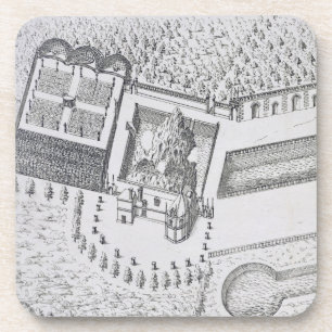 Posavasos La ermita y el Maison Blanc en el castillo francé