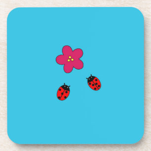 Posavasos La escayola de los bichos de color (Plástico duro)