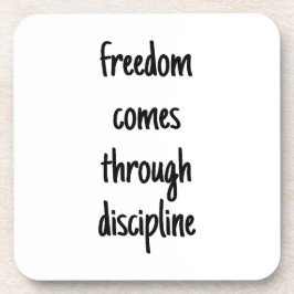 Posavasos La escoria de plástico dura de la libertad