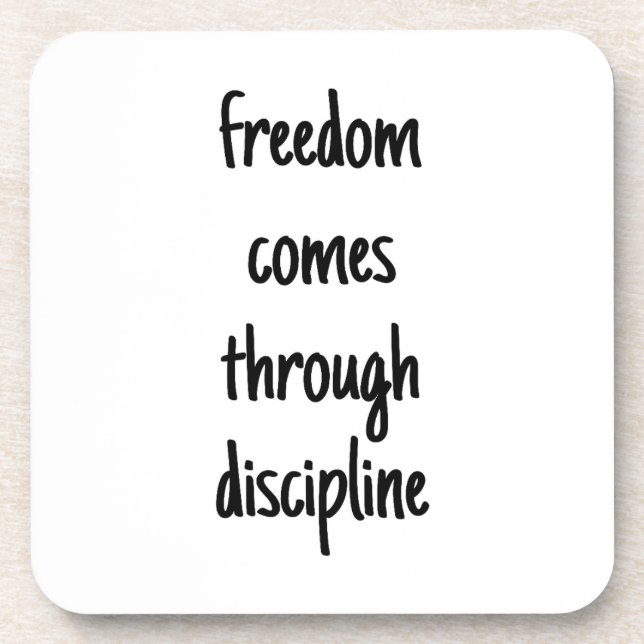 Posavasos La escoria de plástico dura de la libertad (Frente)