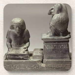 Posavasos La escritura real de Nebmertuf del escribano bajo