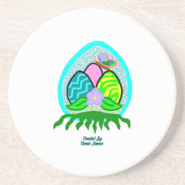 Posavasos La espumosa montaña arenisca de los huevos de Pasc