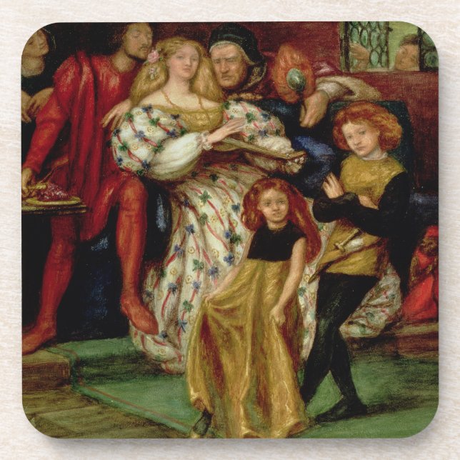 Posavasos La familia de Borgia, 1863 (Frente)