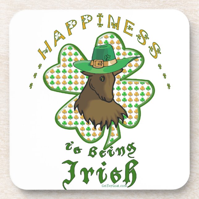 Posavasos La felicidad es ser irlandés (Frente)