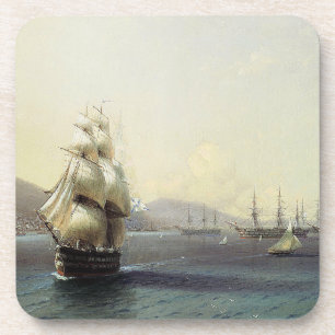 Posavasos La fragata del buque de guerra de la navegación