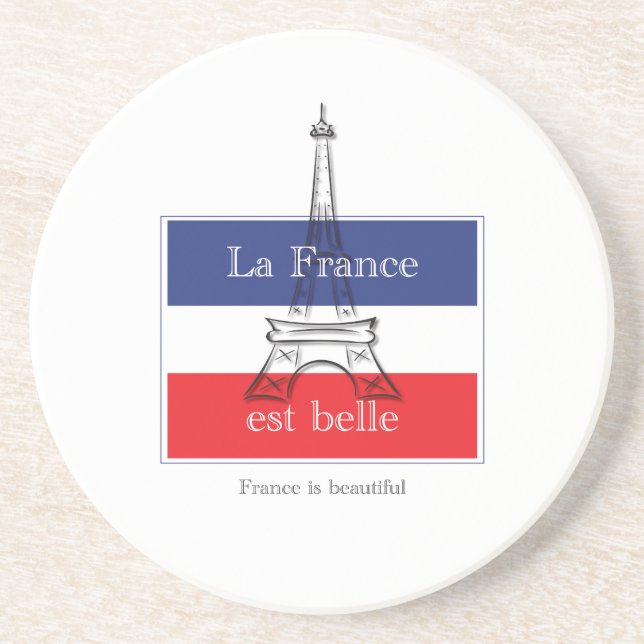 Posavasos La France est Belle (Frente)