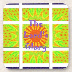 Posavasos La gloriosa geometría del Señor: juguetona y creat