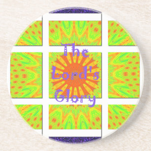 Posavasos La gloriosa geometría del Señor: juguetona y creat