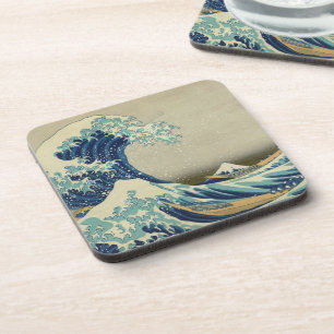 Posavasos La Gran Ola frente a Kanagawa- Icónico Japonés