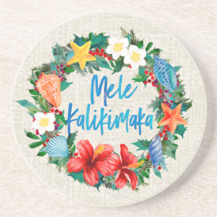 Posavasos La guerra de los Navidades hawaianos Mele Kalikima