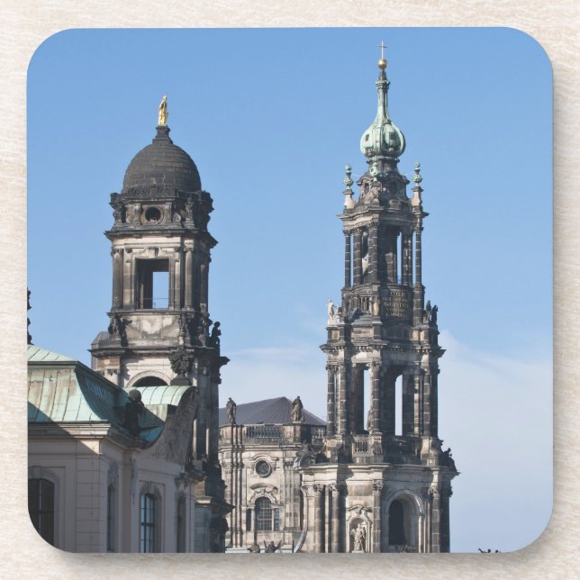 Posavasos La hofkirche (Iglesia de la Corte) Dresde (Frente)