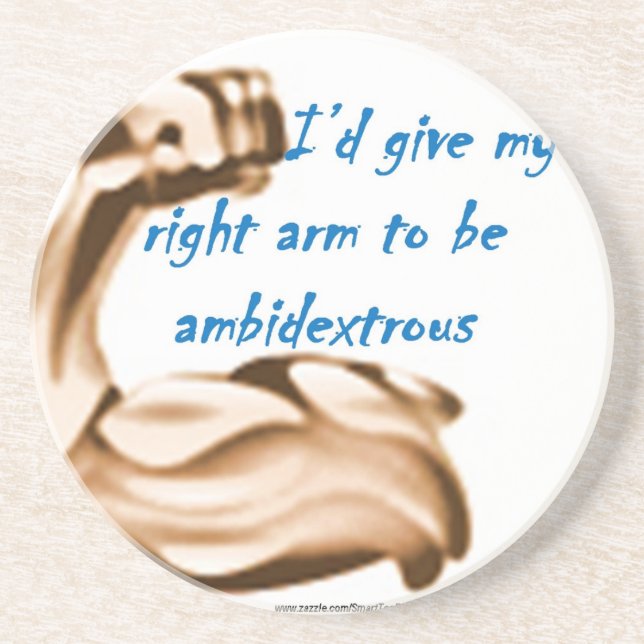 Posavasos La identificación da mi brazo derecho para ser (Frente)