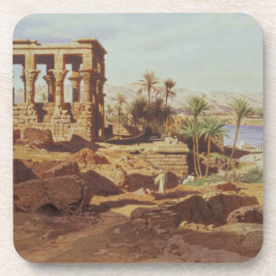 Posavasos La isla de Philae, 1866 (w/c)