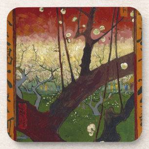 Posavasos La japononaiserie de Van Gogh después de Hiroshige