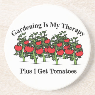 Posavasos La jardinería divertida es mi terapia